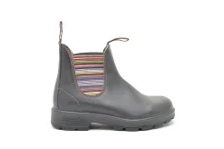BLUNDSTONE 1409 Original Stout Brown Striped Elastic
