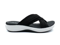 CLARKS Mira Isle Black Slide Sport Sandal