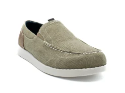 NUNN BUSH BREWSKI CANVAS MOC TOE VENETIAN SLIP ON