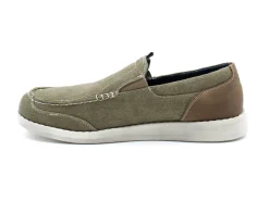 NUNN BUSH BREWSKI CANVAS MOC TOE VENETIAN SLIP ON
